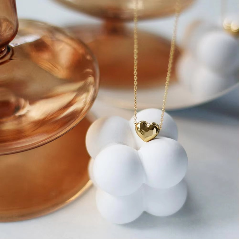 Vintage Love Heart Pendant Necklace
