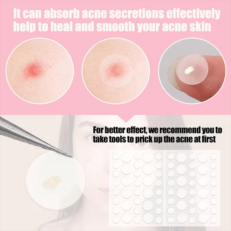 Invisible Removal Pimple Anti-Acne Hydrocolloid Patches