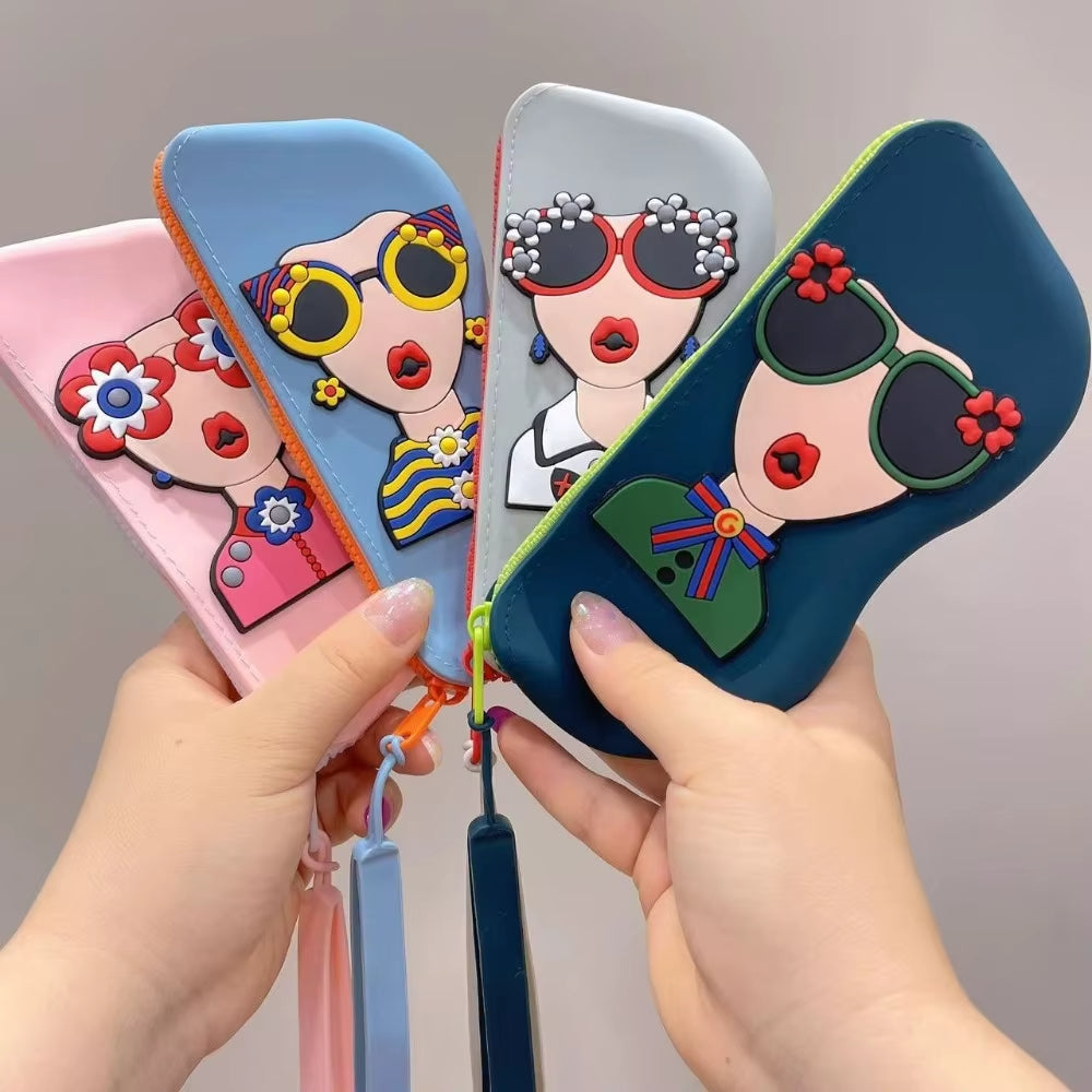 Portable Multifunctional Glasses Bag