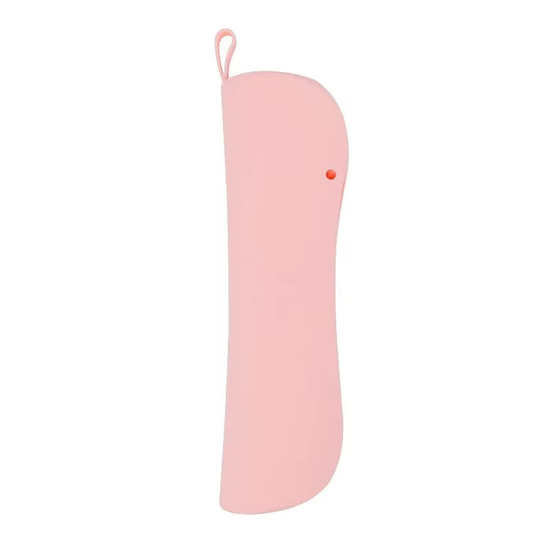 Portable Silicone Travel Cosmetic Storage Case for Brushes And Writing Utensils