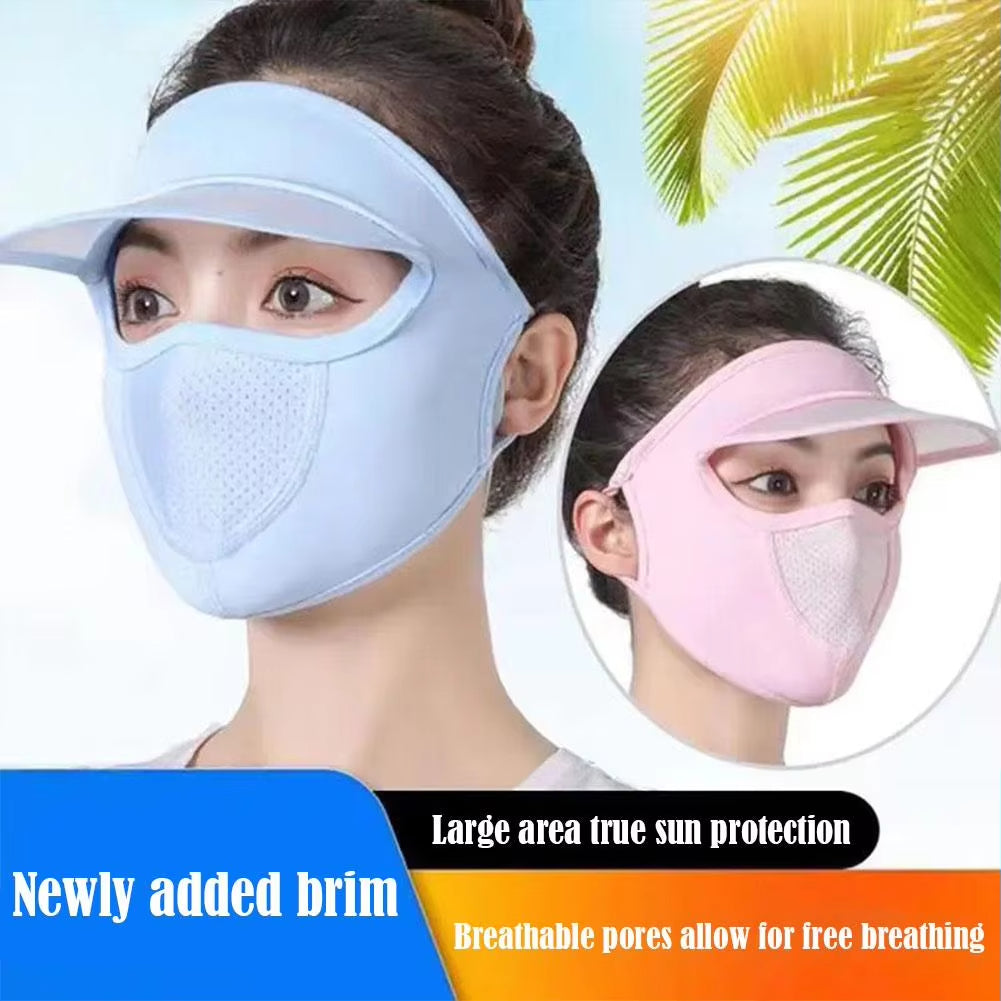 Anti UV Full Face Coverage Sun Protection Mask
