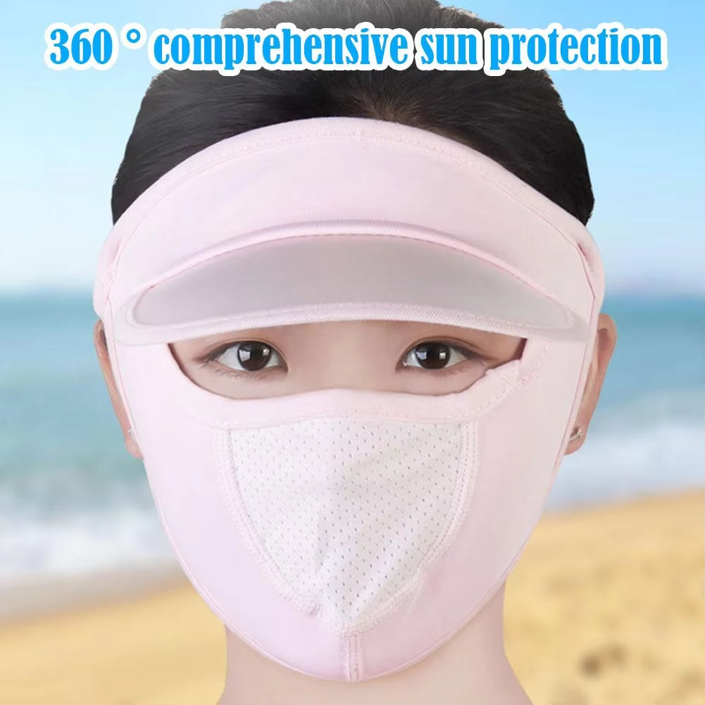 Anti UV Full Face Coverage Sun Protection Mask
