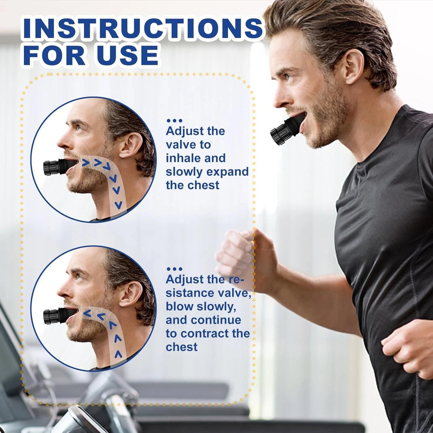 Breathing Respiratory Trainer
