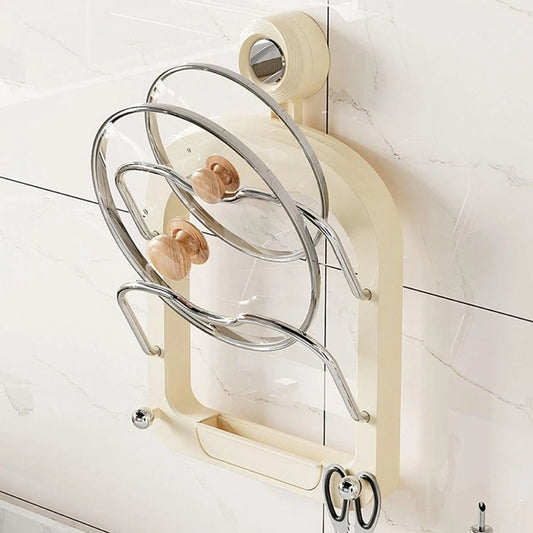 Wall Hanging Pot Cover Drain Rack