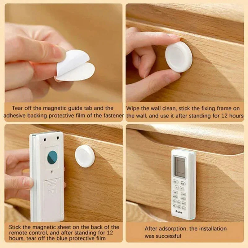 Magnetic Hooks Wall Mount For Remote Control & Wifi Pack of 2