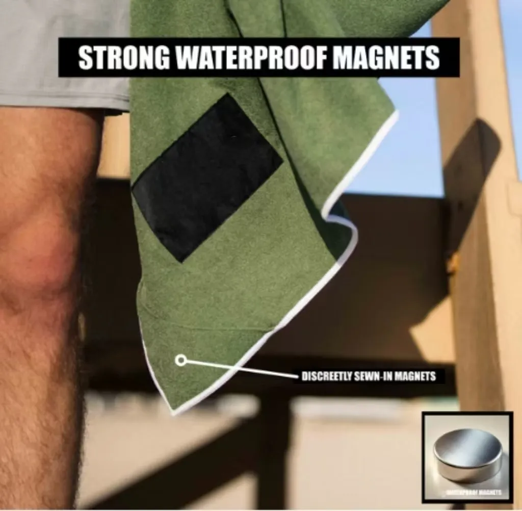 Multifunctional Outdoor Magnetic Bath Towel