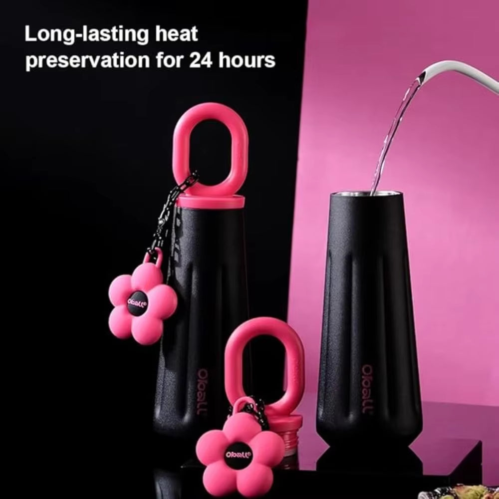Girls Portable Stainless Steel Insulated Sports Water Bottle