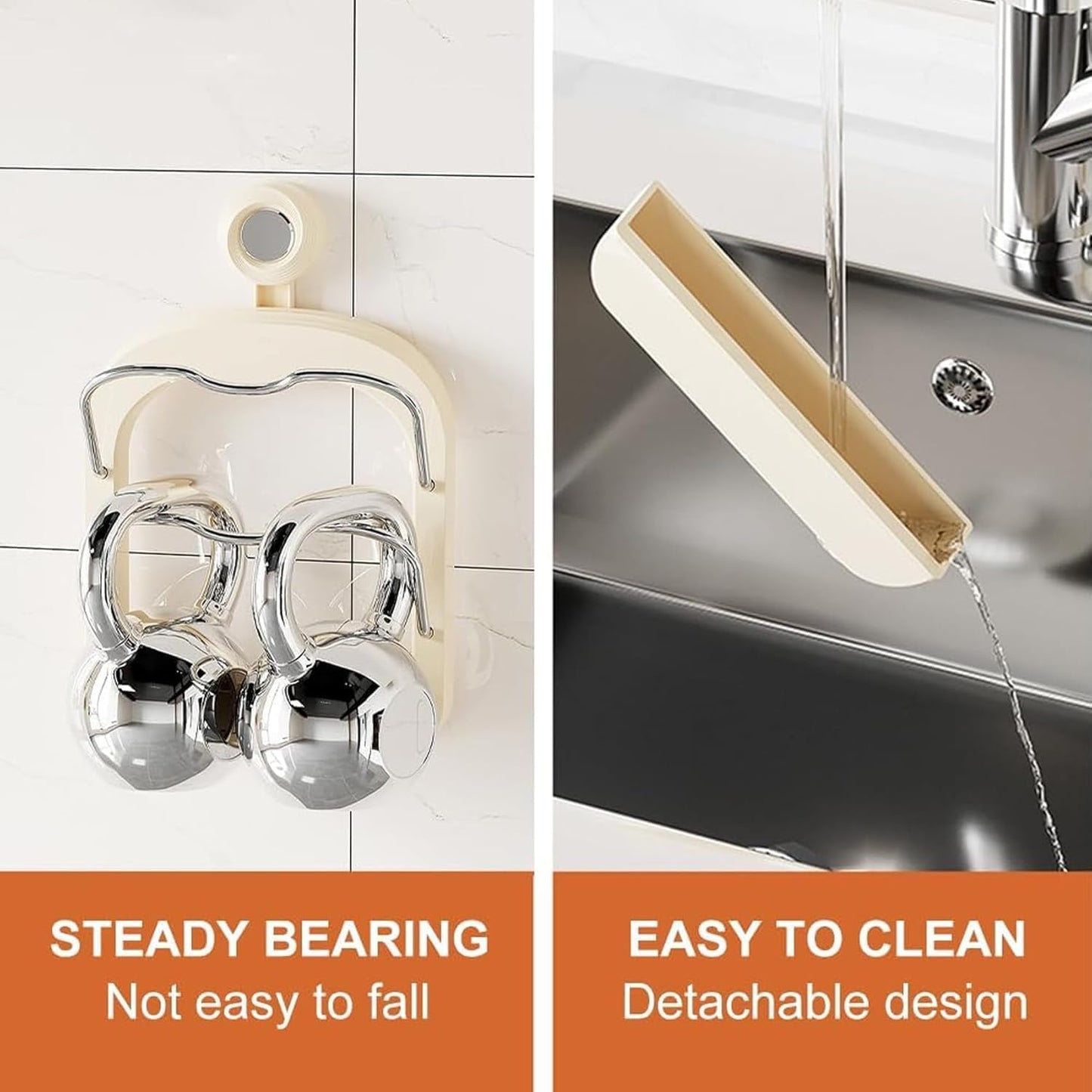 Wall Hanging Pot Cover Drain Rack