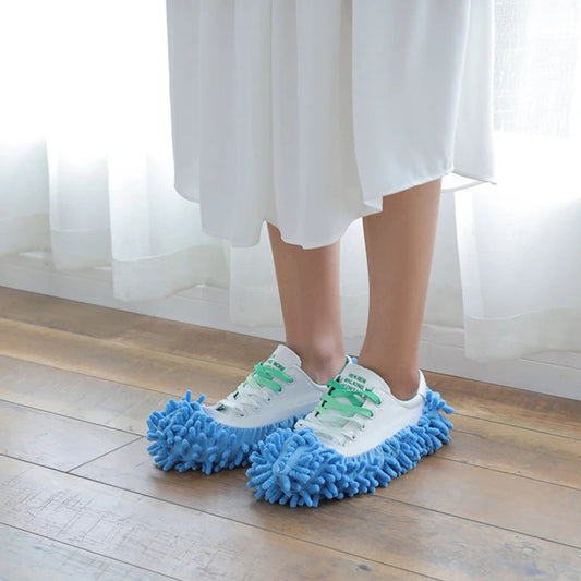 Floor Dust Microfiber Cleaning Slipper Lazy Shoes Cover