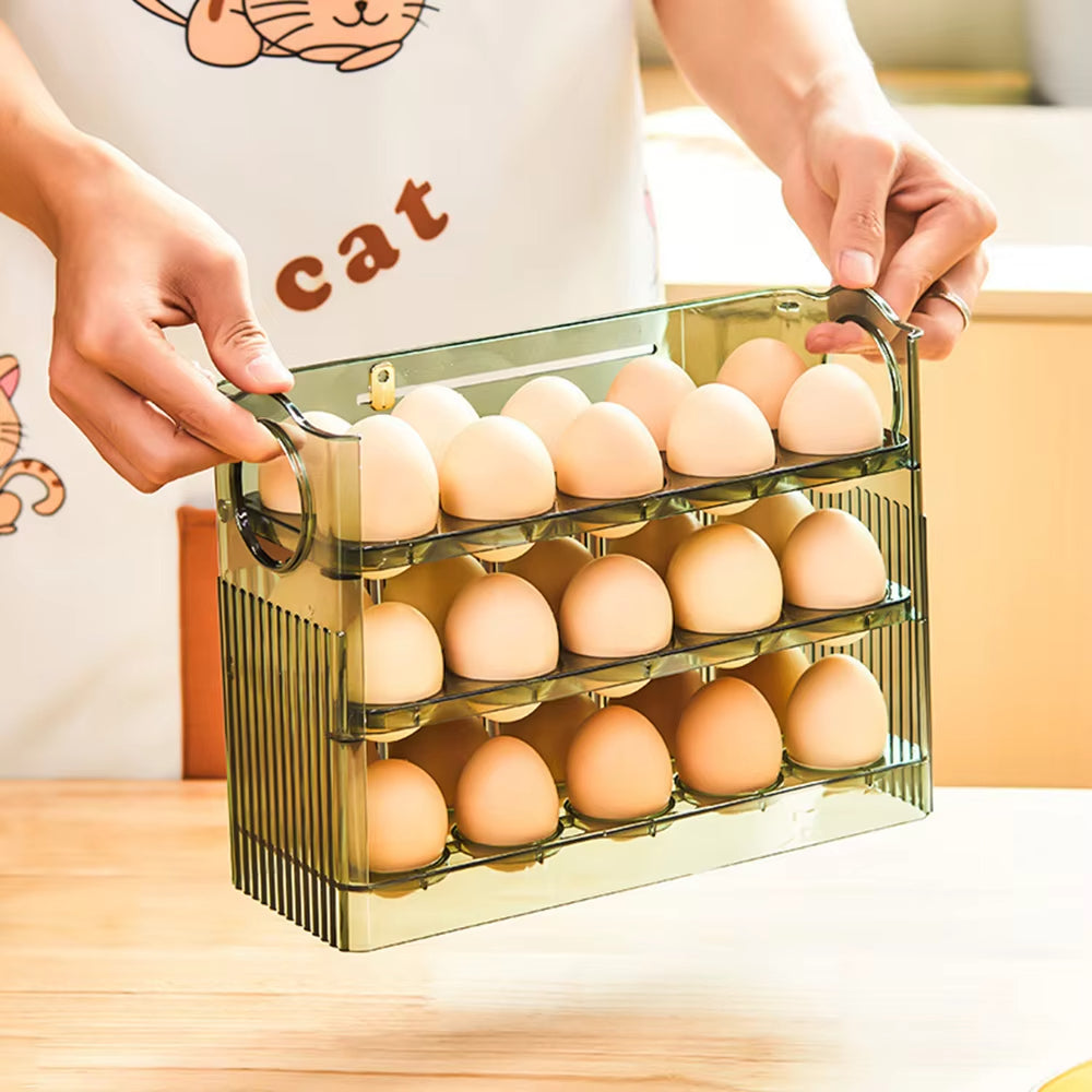 Portable Multi-Layer Egg Tray Organizer
