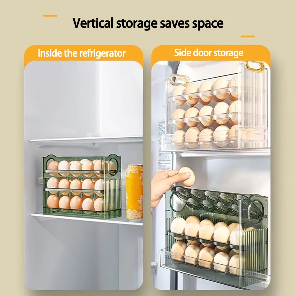 Portable Multi-Layer Egg Tray Organizer