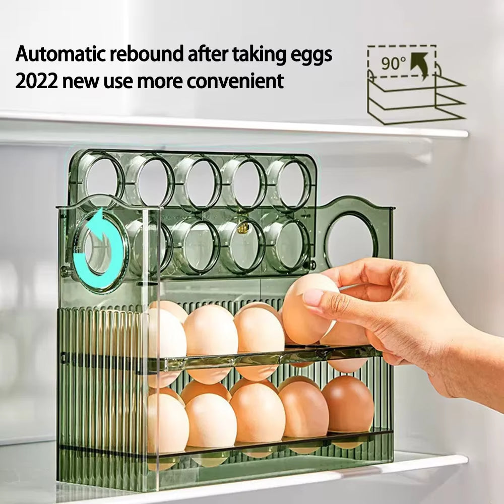 Portable Multi-Layer Egg Tray Organizer