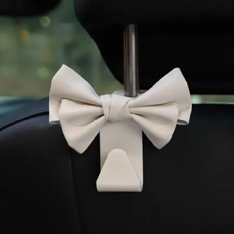 Car Seat Back Hook Bowknot Storage Hook 2pc