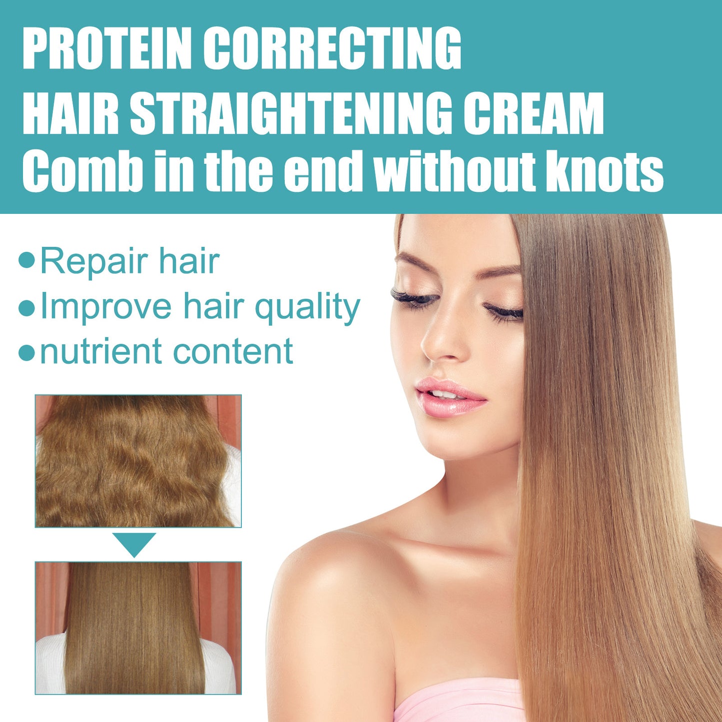Hair Straightener Cream