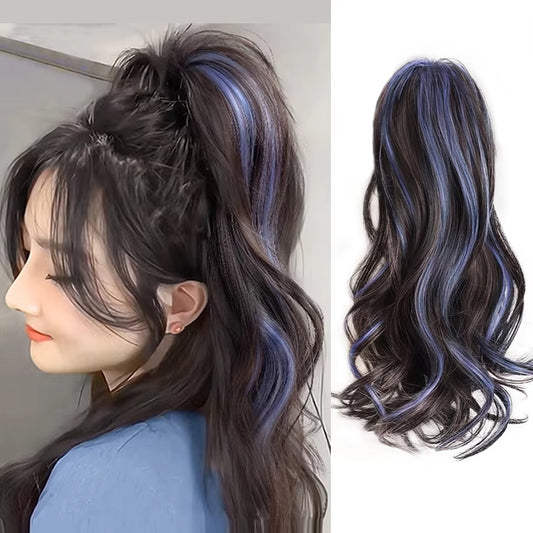 Wave Ponytail Extension for Women Versatile Clip