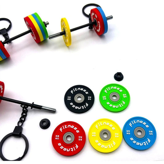 DIY Detachable Barbell Keychain
