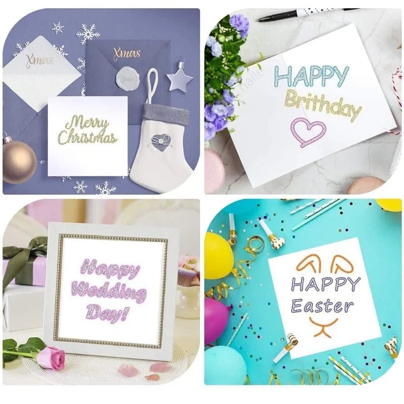 Dual-Line Glittering Marker - Set of 12 markers