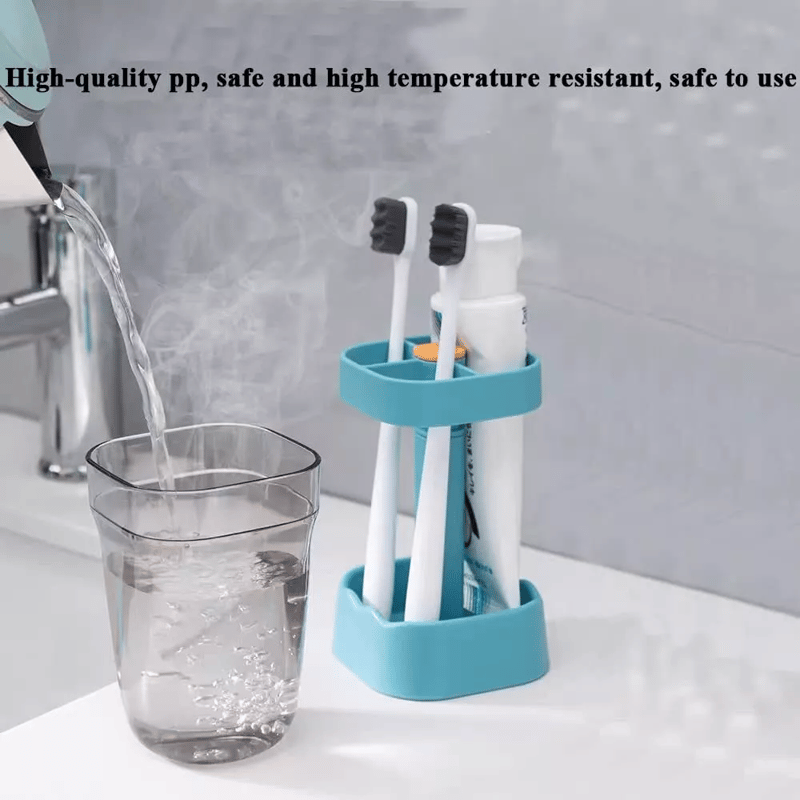 Toothbrush Holder with Cup Cover