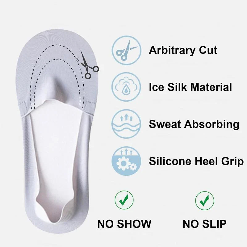 Invisible Non-slip Ice Silk Socks