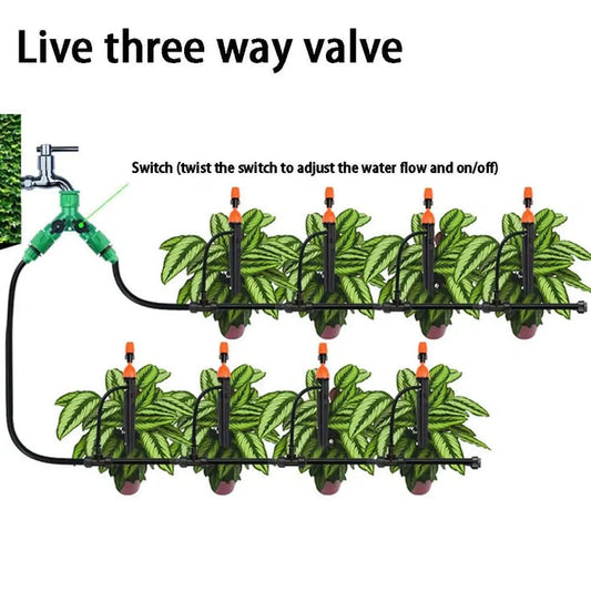 Y Splitter Valve for Outdoor Gardening Hoses