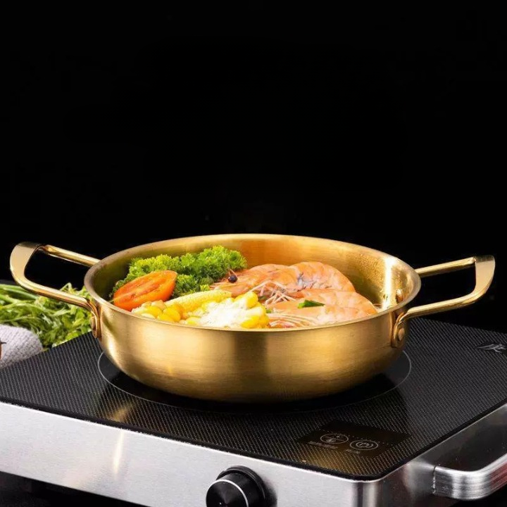 Stainless Steel Cooking Pot (With Lid)
