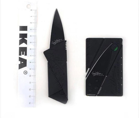 Portable Credit Card Shape Folding Knife