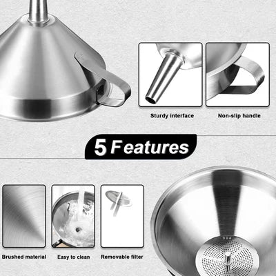 Stainless Steel Funnel Filter