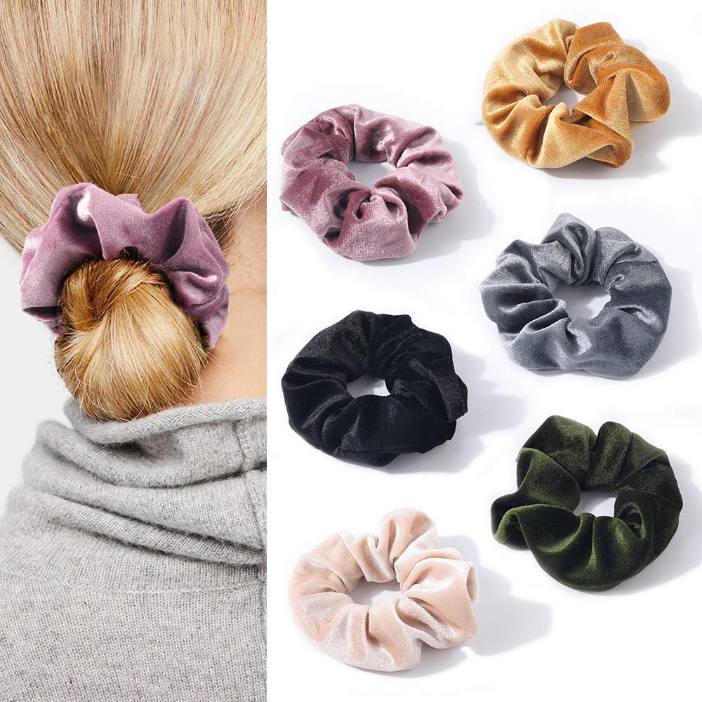 secret pocket scrunchie with zipper (PACK OF 2)