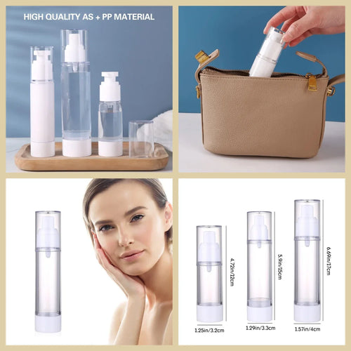 PORTABLE VACUUM LOTION DISPENSING BOTTLE