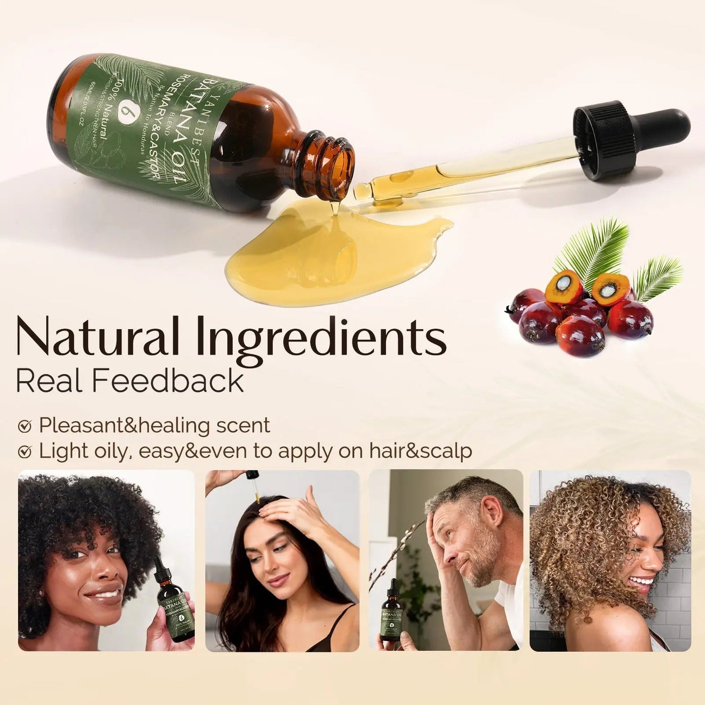 Batana Hair Oil - Money Back Guarantee - Unisex