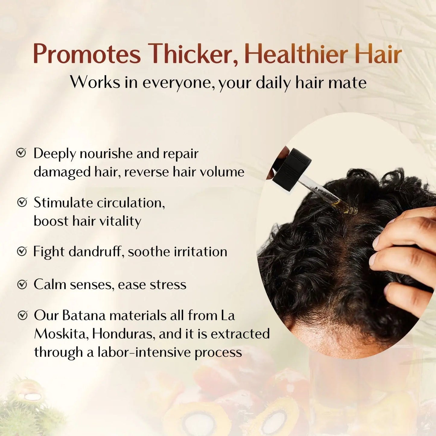 Batana Hair Oil - Money Back Guarantee - Unisex