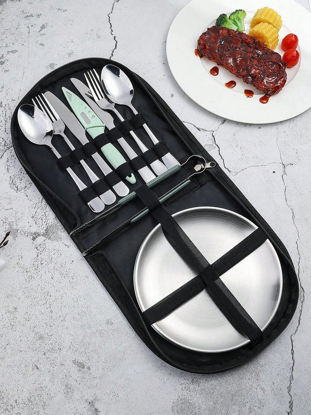 Outdoor Camping Cutlery Storage Bag