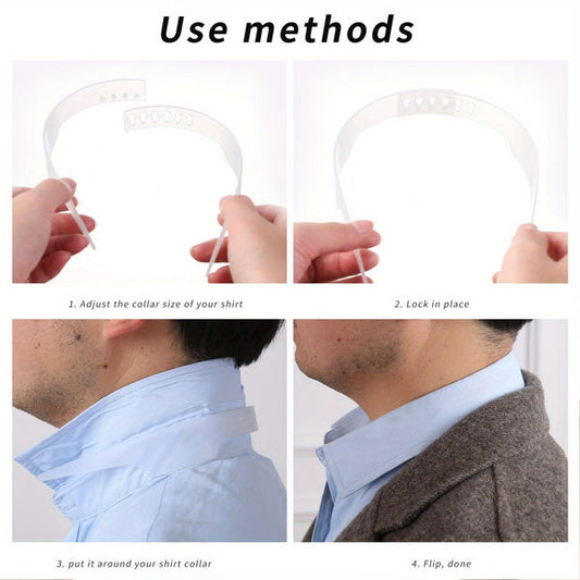 Adjustable Shirt Collar Support System