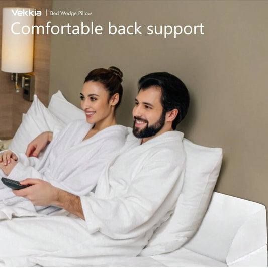 Comfort Plus King Bed Wedge and Gap Filling Headboard Pillow