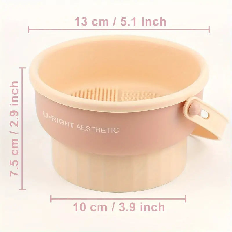 3-in-1 Silicone Makeup Brush Cleaning Kit