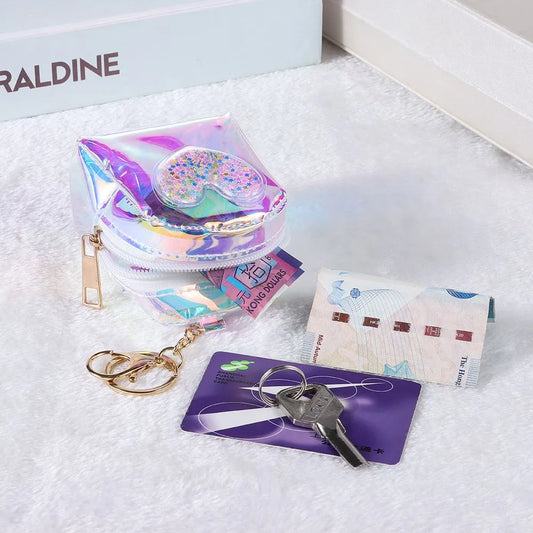 Rainbow Mini Keychain Bag