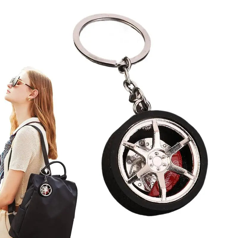 Wheel Car Key Chain