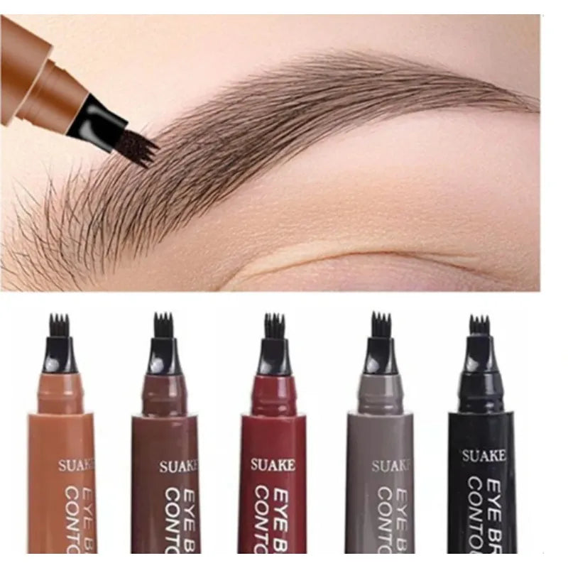 4 Point Waterproof Liquid Eyebrow Pencil Makeup For Women