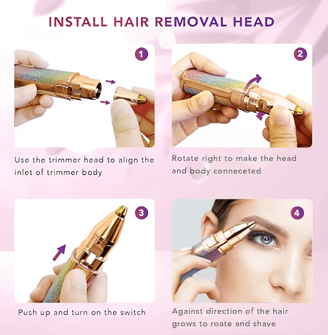 2-in-1 Rechargeable Flawless Hair Remover