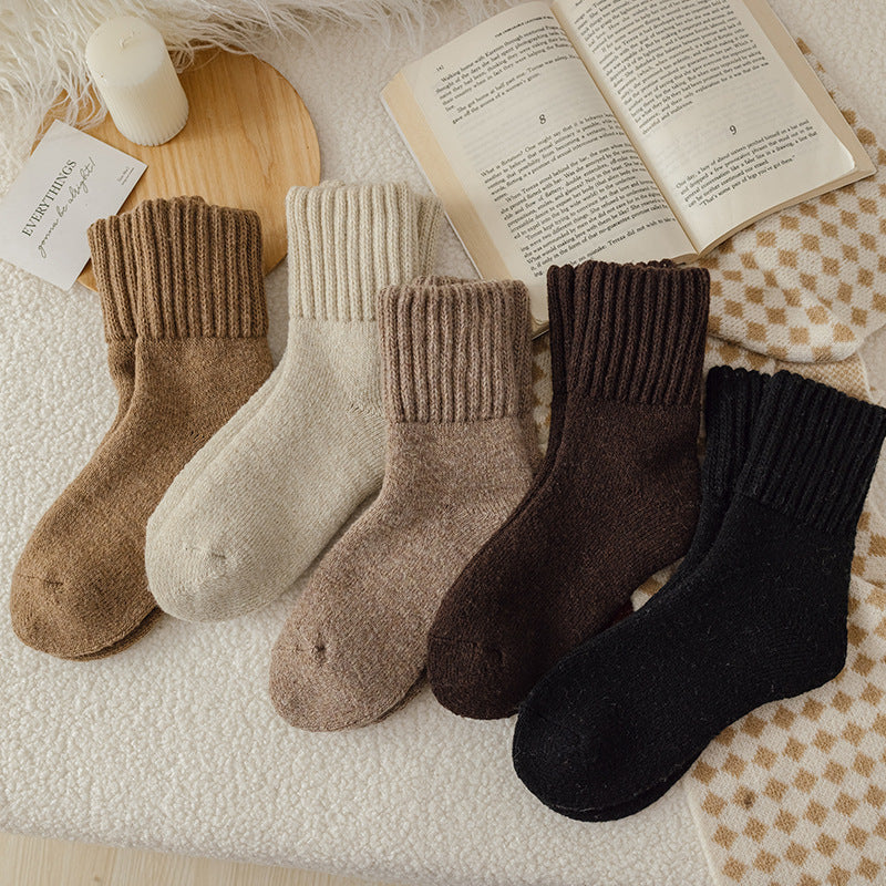 Winter Thickened Wool Socks Women’s Breathable Comfortable