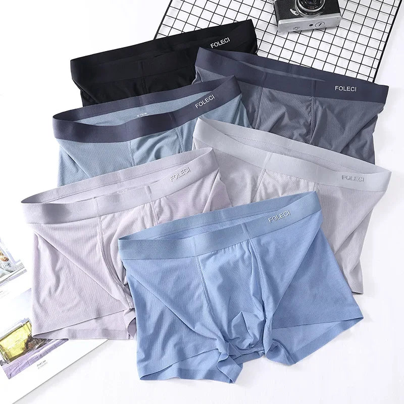 Men's Solid Mesh Breathable Underwear