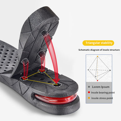 Height Increase Insole Invisible Heightening Template Air Cushion