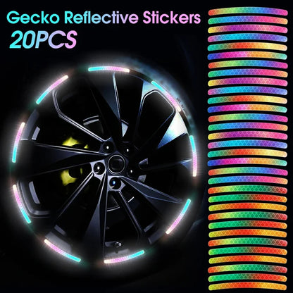 Laser Wheel Hub Reflective Sticker
