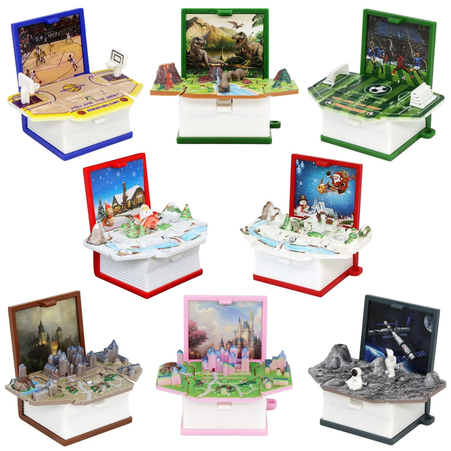 3d Stereo Football Book Key Chain