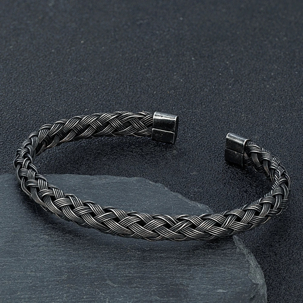 Men Vintage Stainless Steel Bracelet