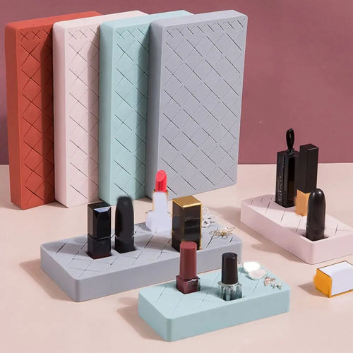 New Silicone Lipstick Rack Cosmetic Storage
