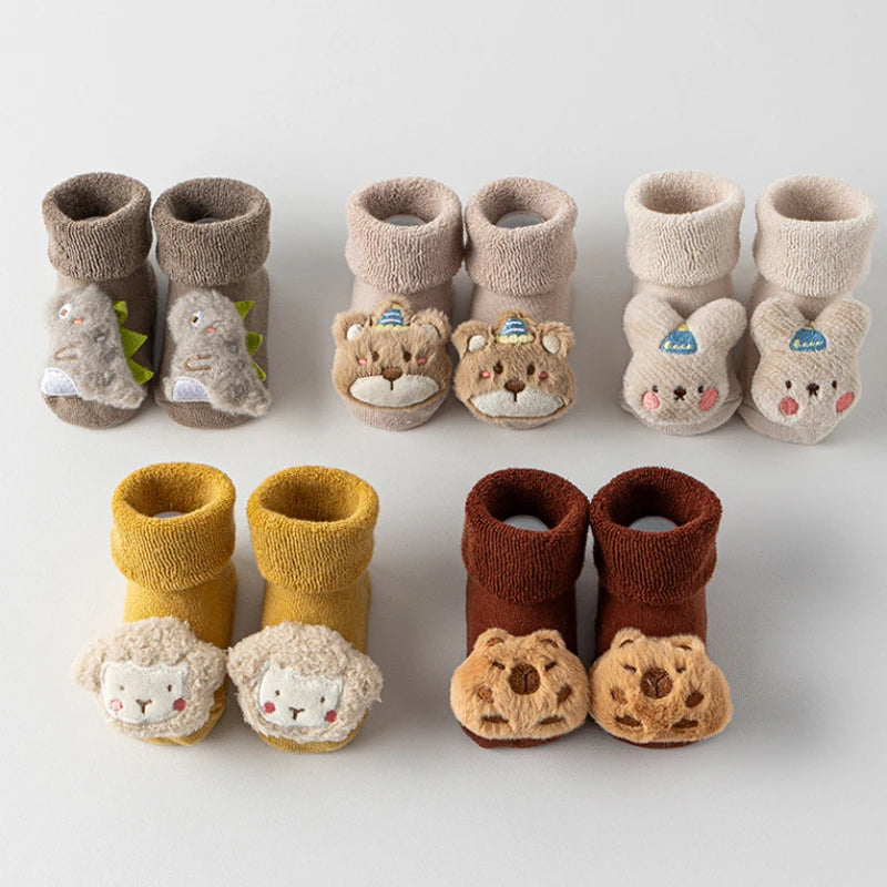 3D Cartoon Baby Socks