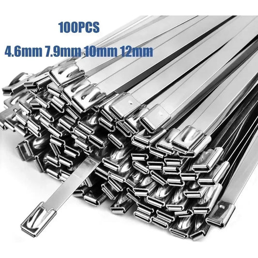 🔩304 Stainless Steel Cable Ties: Heavy-Duty, Secure & Weatherproof for Industrial & Outdoor Use