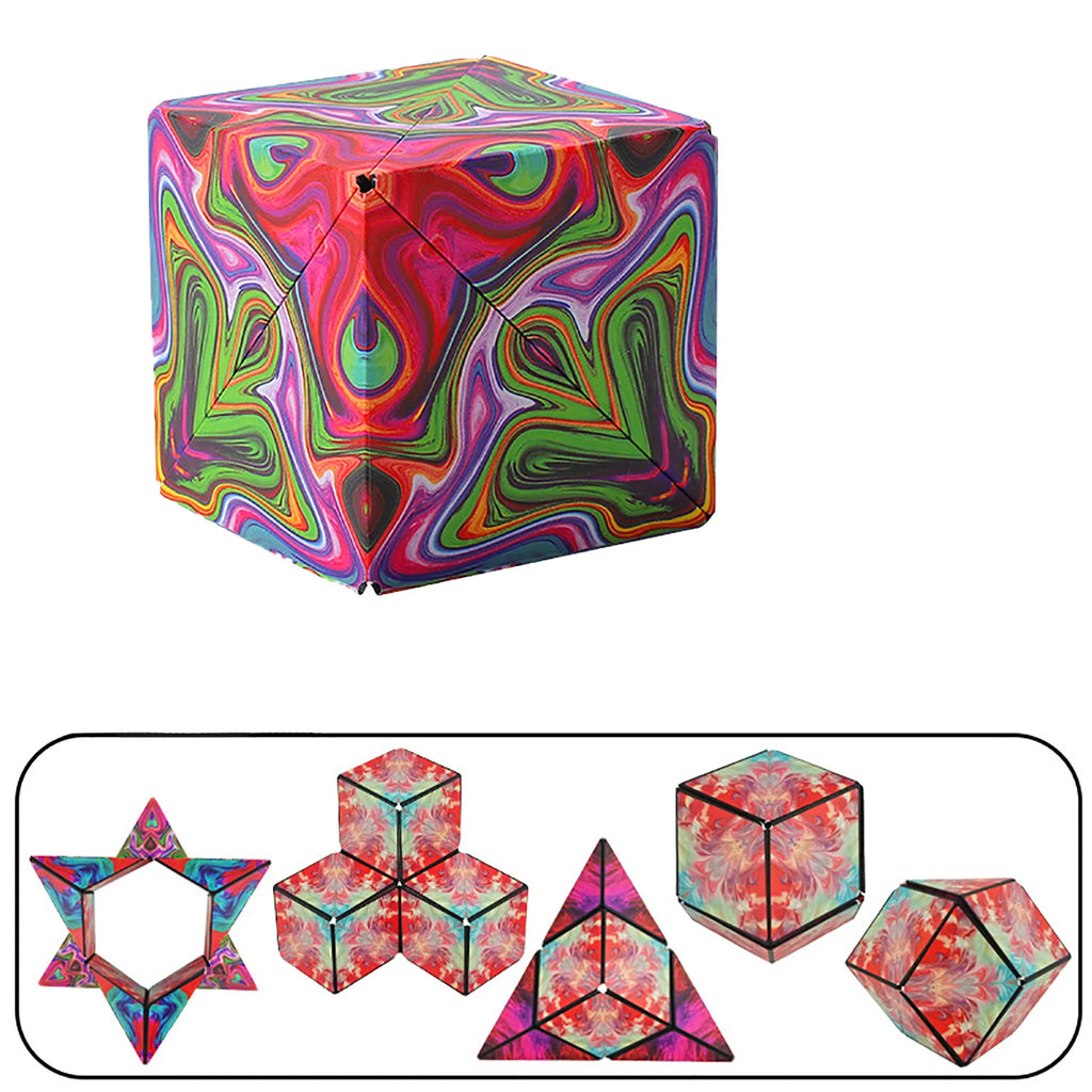 3D Stereoscopic Space Geometric Alien Magnetic Decompression Toy