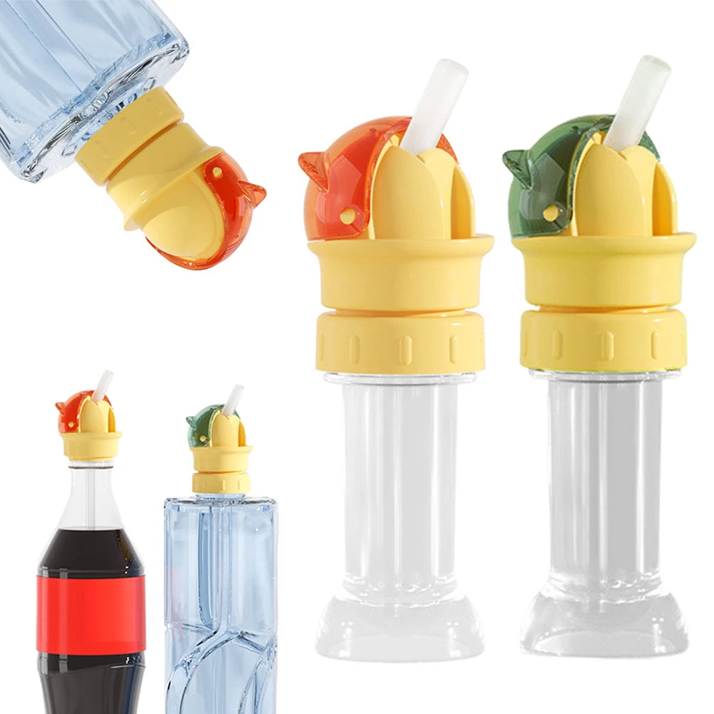 Reusable👼 Children👼👼 Beverage Water Bottle Straw Lid